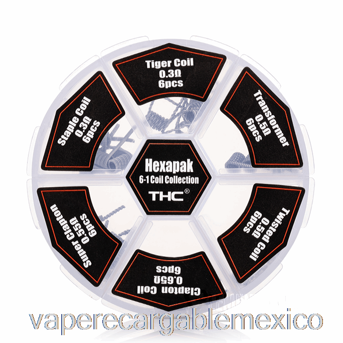 Vape Recargable Thunderhead Creations Hexapack Colección De Bobinas 6 En 1 Paquete 6 En 1